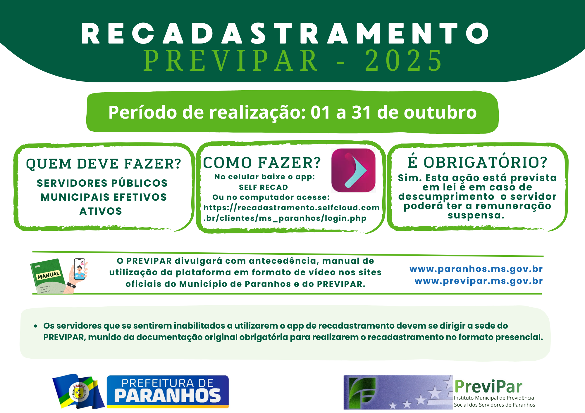 RECADASTRAMENTO 2025